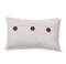 Button Themed Natural Envelope Lumbar Accent Pillow, 14" x 22"